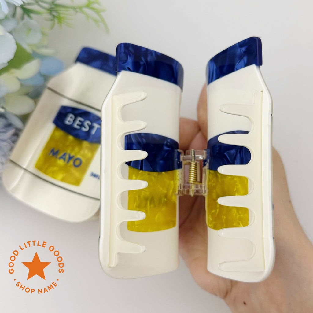 BEST MAYO Jar-Shaped Hair Clip