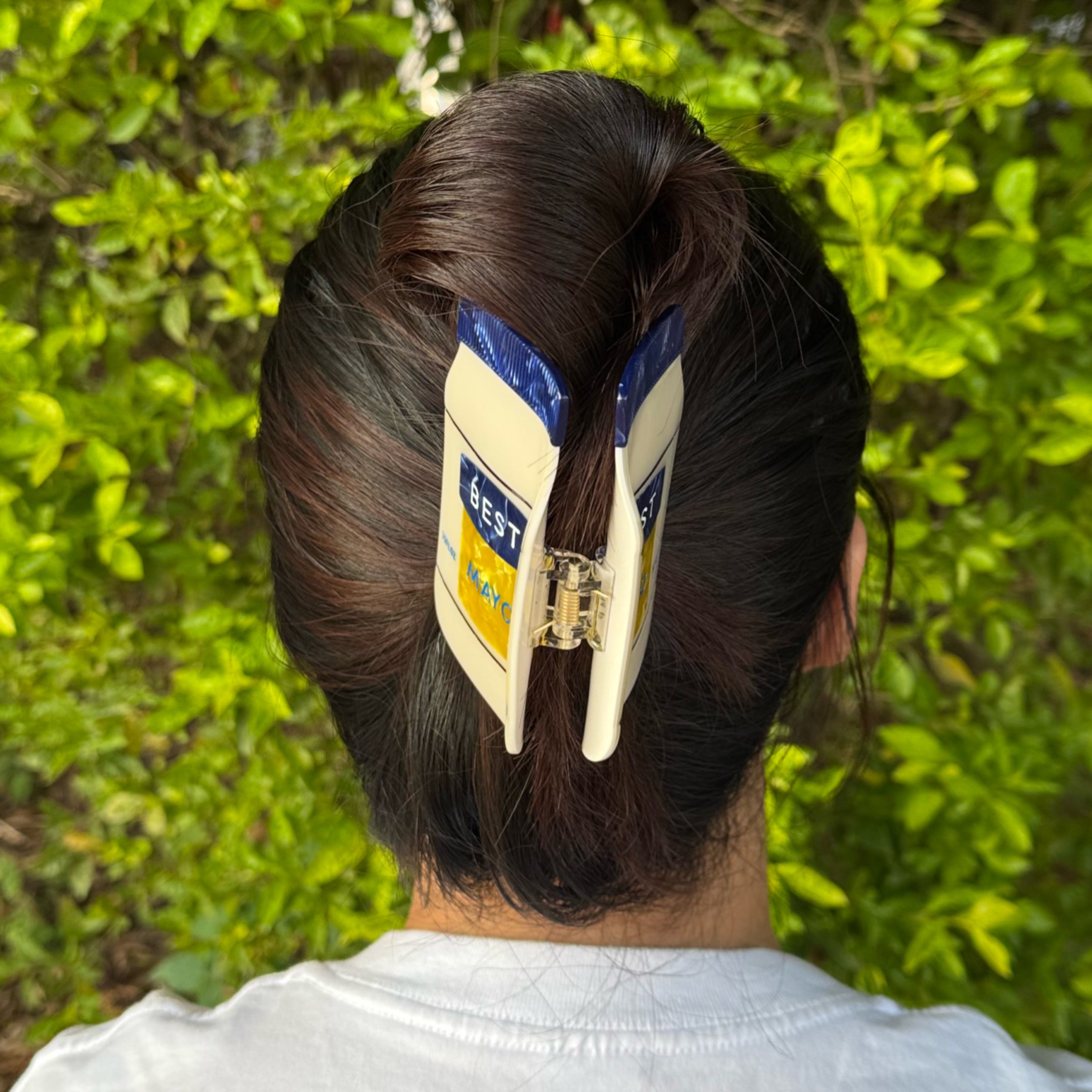 BEST MAYO Jar-Shaped Hair Clip