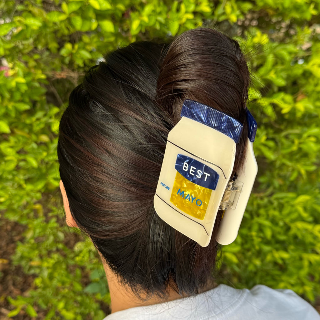 BEST MAYO Jar-Shaped Hair Clip