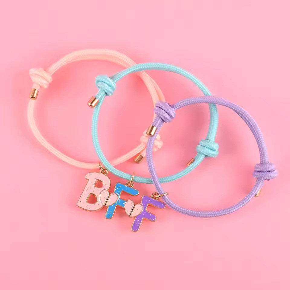 BFF Letter Bracelet for 3