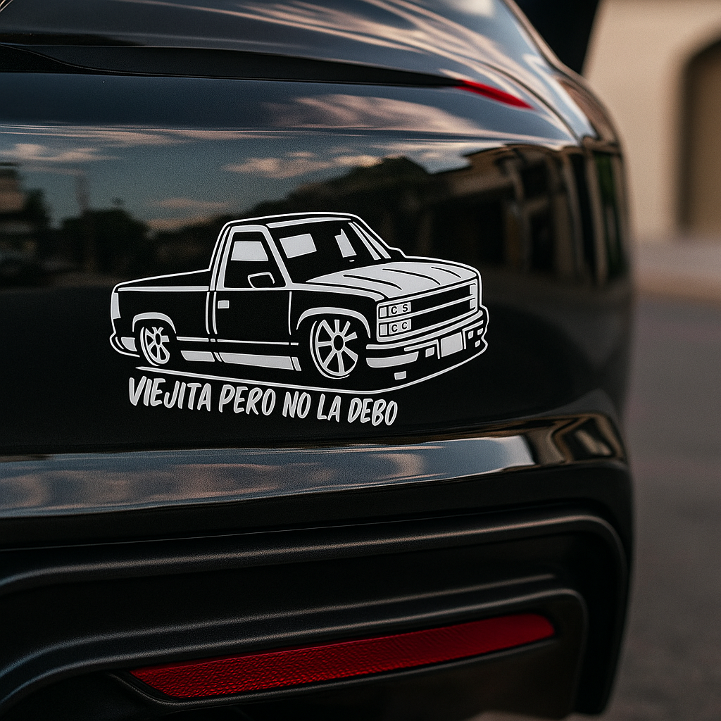 Holographic Cowboy & Horse Religious Sticker | Classic Truck Decal for Car Windows, Laptops & Smooth Surfaces