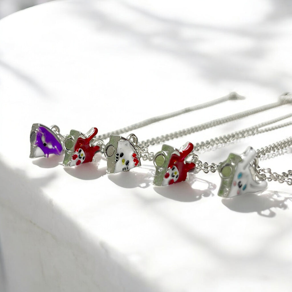 Saniro BFF Pizza Necklace Set for 5 Besties