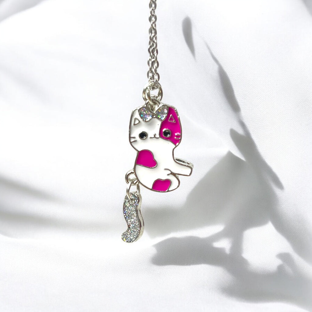 Cute Kitty BFF Friendship Necklace