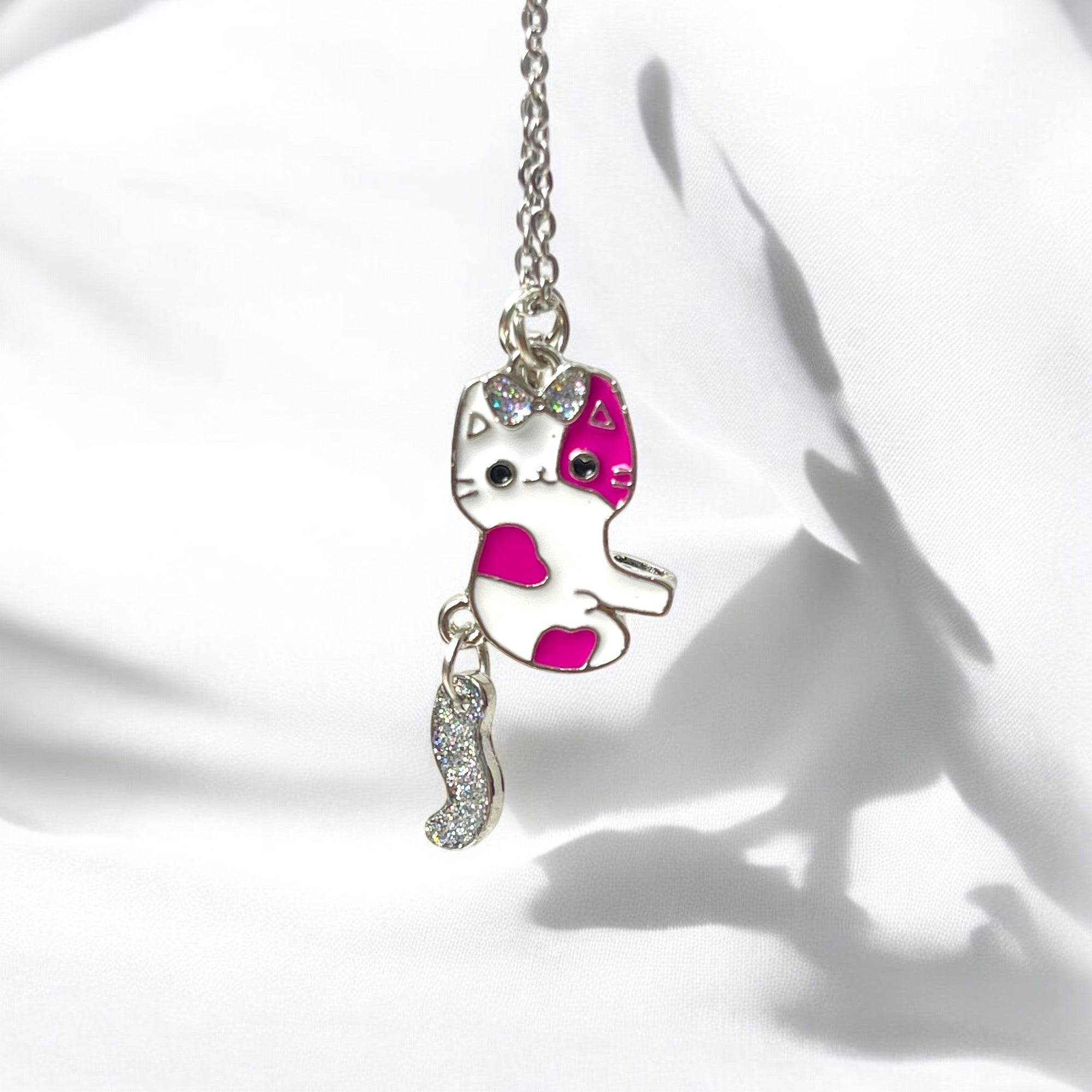 Cute Kitty BFF Friendship Necklace