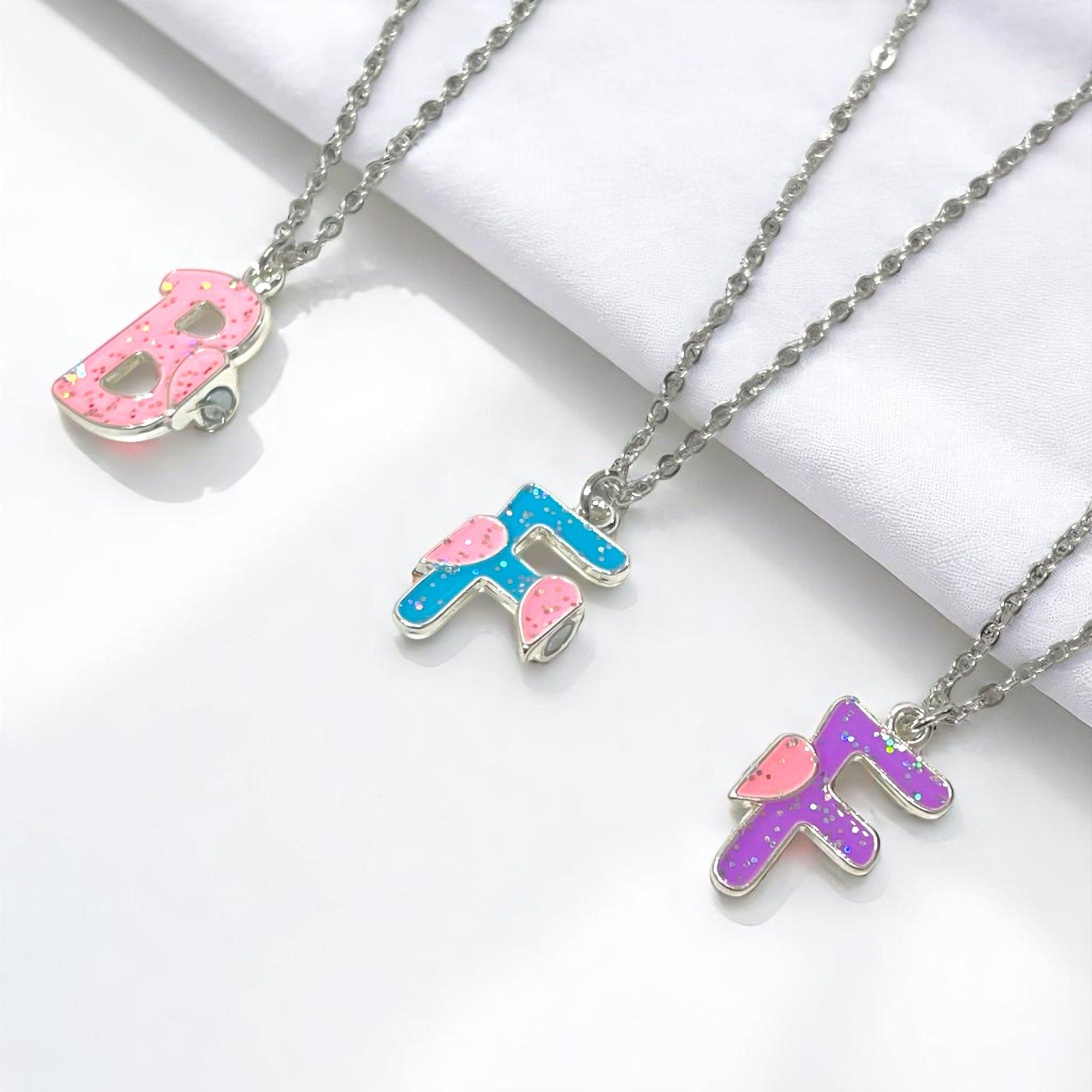 BFF Letter Necklace for 3