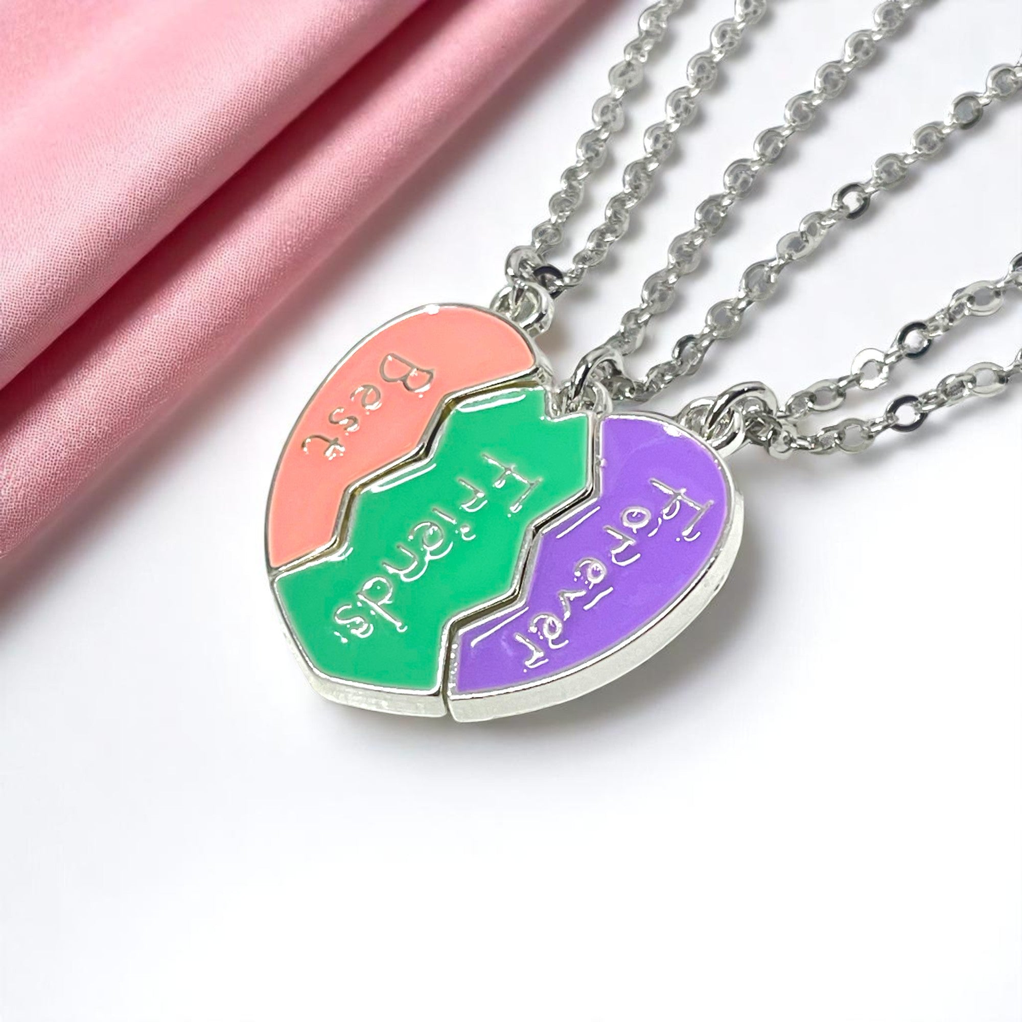 Best Friends Forever Magnetic Necklace for 3