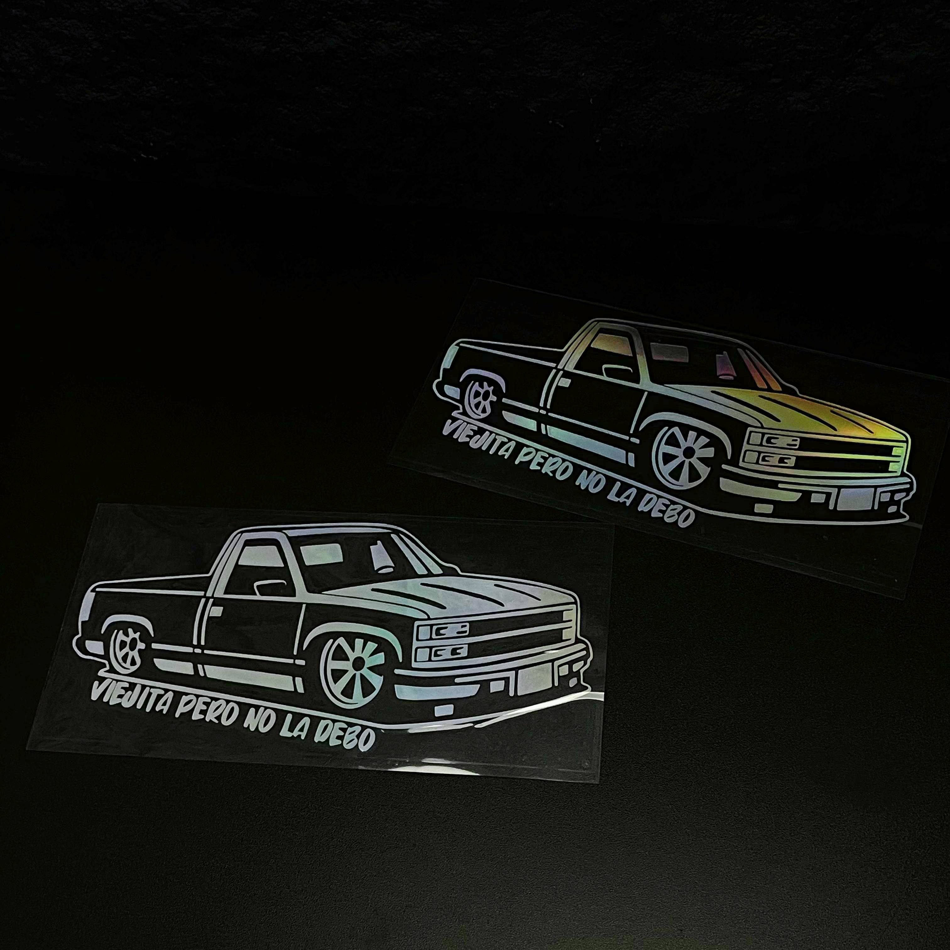 Viejita Pero No La Debo Truck Sticker