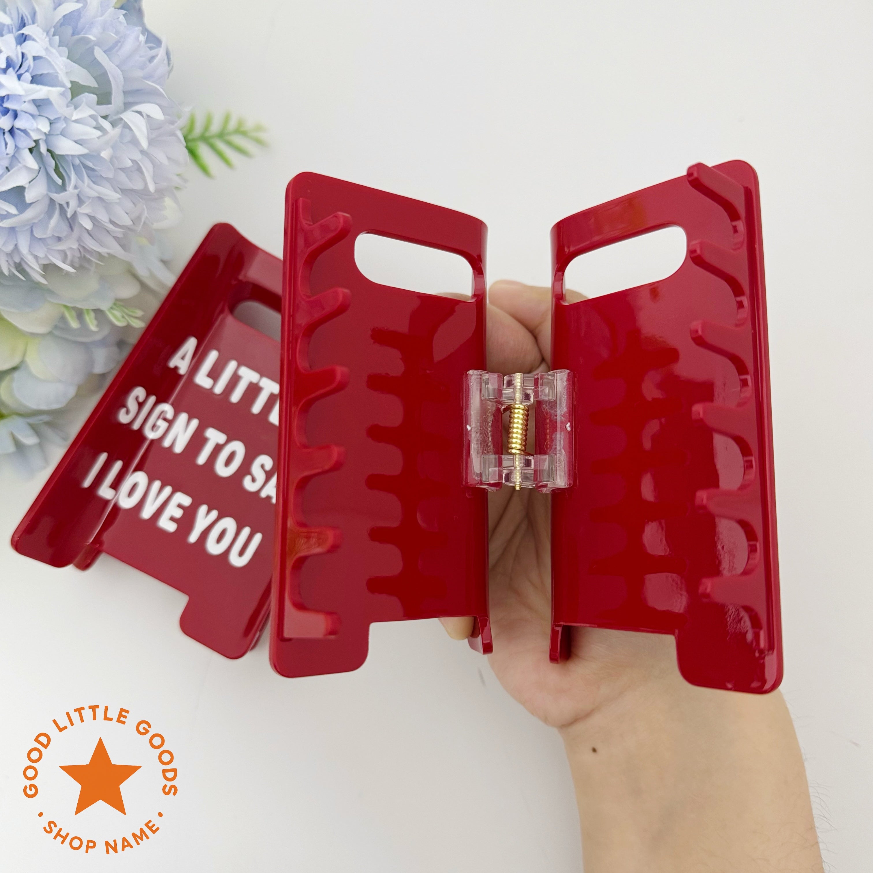 A Little Sign to Say I Love You Hair Clip