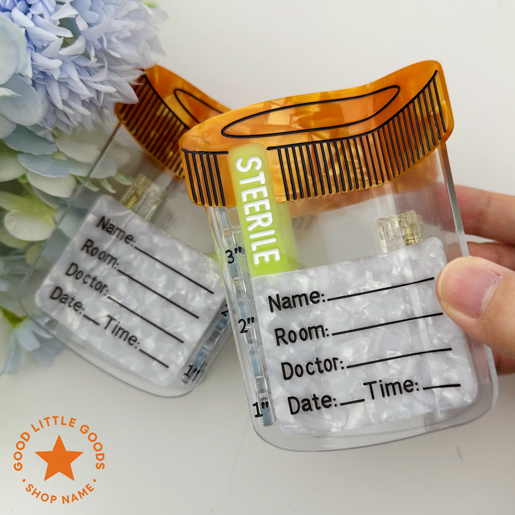 Specimen Cup Hair Clip