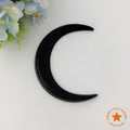 Crescent Moon Wooden Hair Pin, Moon Hair Fork Bun Holder, Handmade Gothic Bun Holder, Boho Hair Accessory for Women and Girls