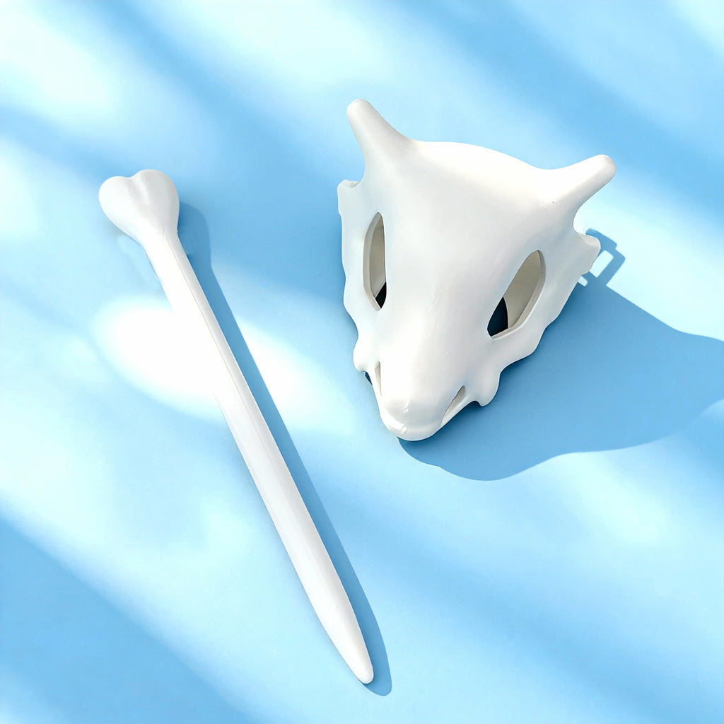 3D Animal Skull & Bone Hair Pin Set