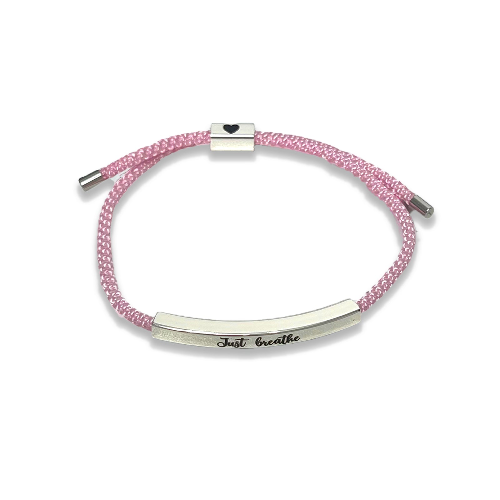 Just Breathe Adjustable Woven Bracelet For Both Men And Women Mens Bracelet Inspirational Bracelets For Women Motivational Bracelets
