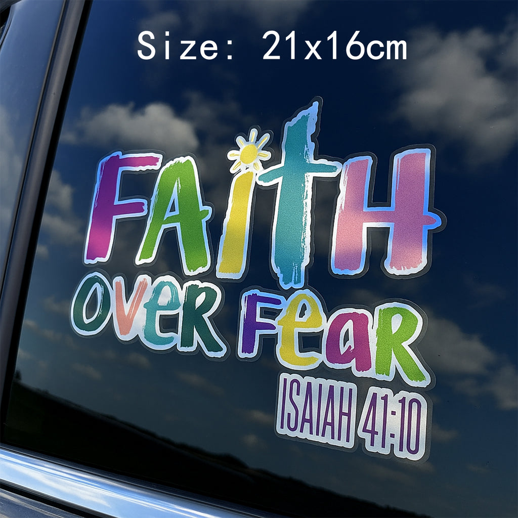'Faith Over Fear' Sticker