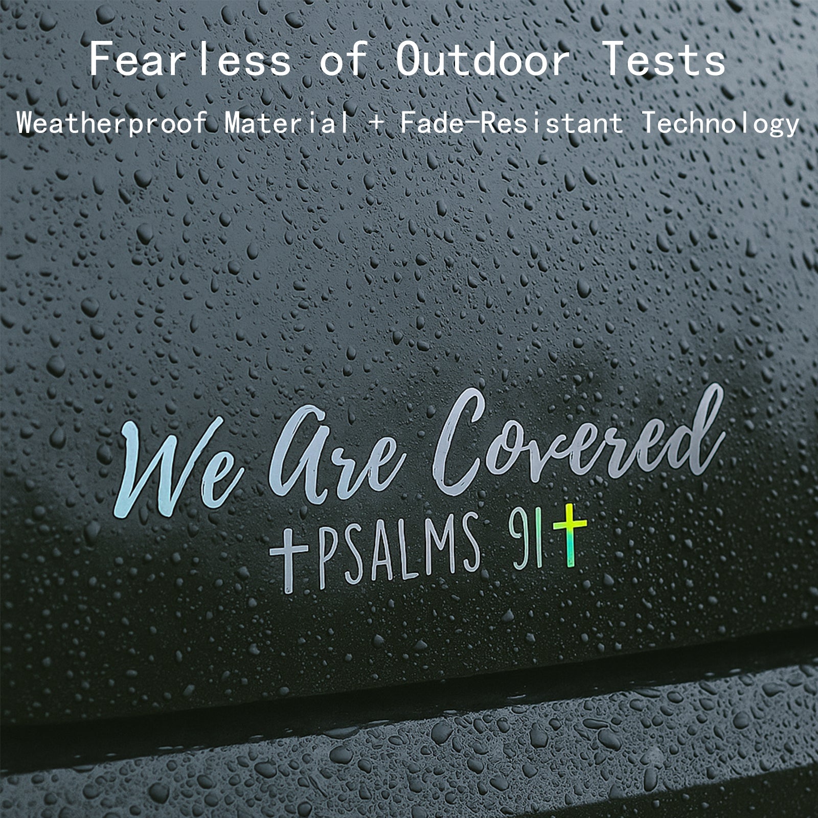We Are Covered Psalms 91 Sticker