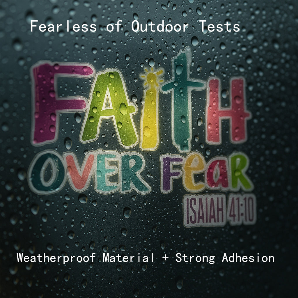 'Faith Over Fear' Sticker