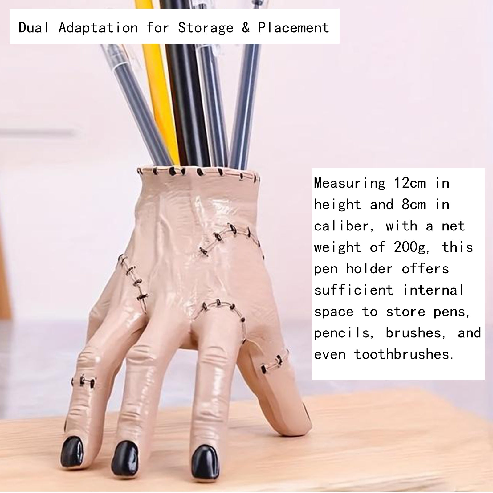 Hand Pen Holder，Funny Pen Holder,Horror Finger Pen Holder,Human Hand Stationery Storage Box,Human Hand Stationery Storage Box,Halloween Desk Accessories