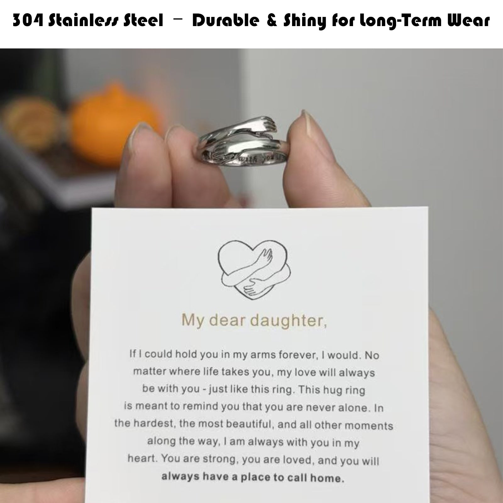 Hug Ring for My Daughter