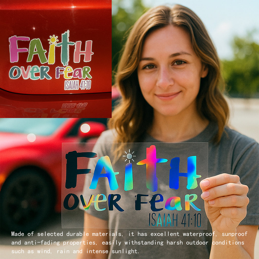 'Faith Over Fear' Sticker