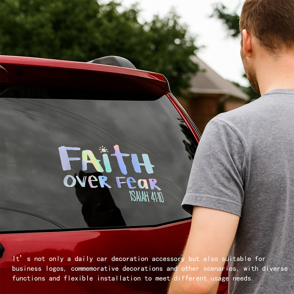 'Faith Over Fear' Sticker