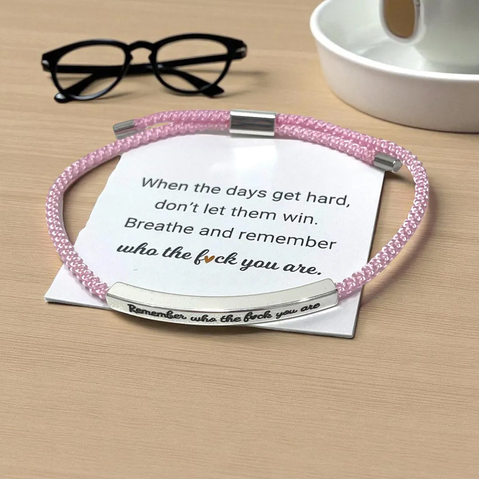 Remember Who The F You Are Bracelet Adjustable Woven Bracelet For Both Men And Women  Bracelets For Women Motivational Bracelets