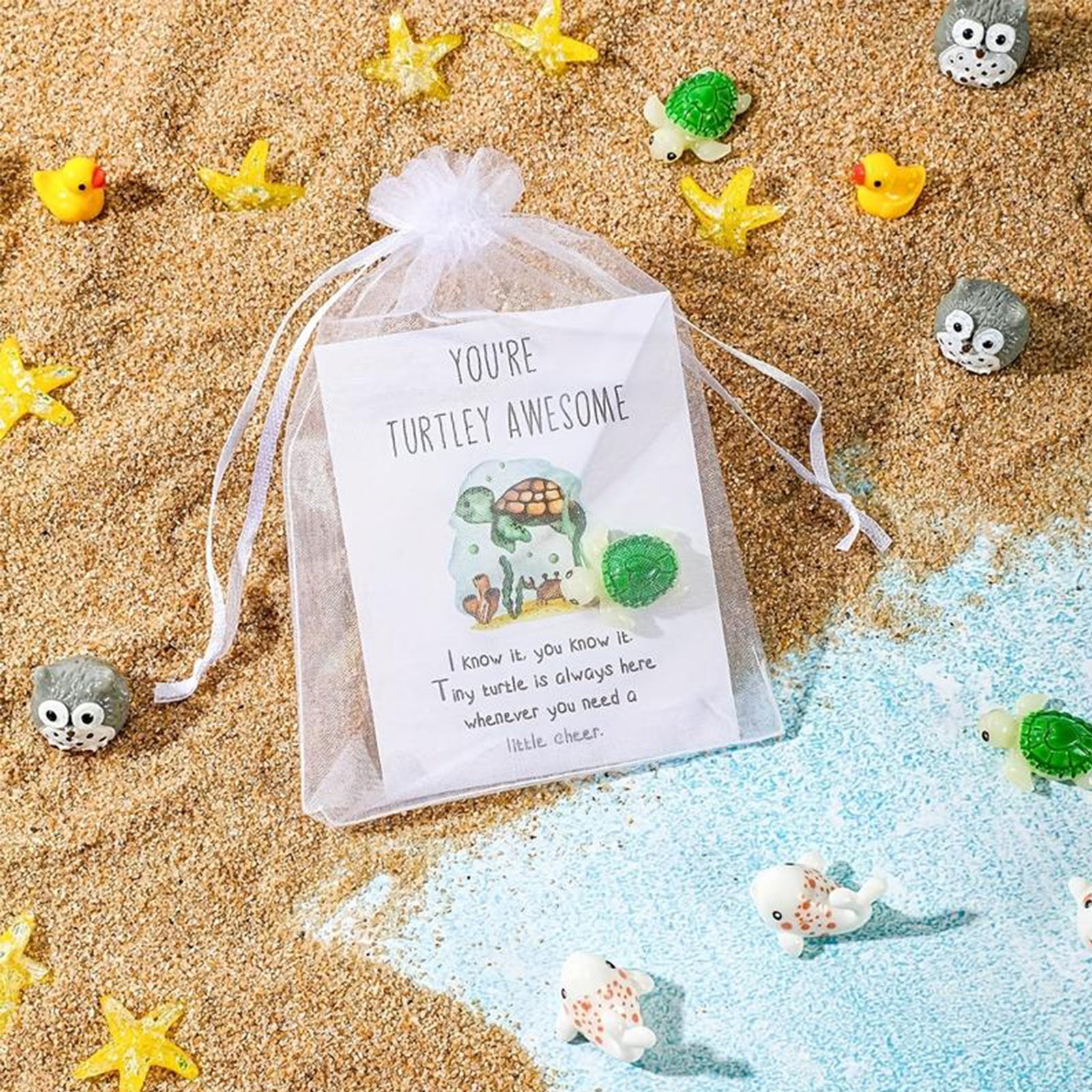 Set of 75 Inspirational Pocket Favors, Employee Appreciation Gifts Bulk, Coworker Thank You Tokens with Animal Pun Cards