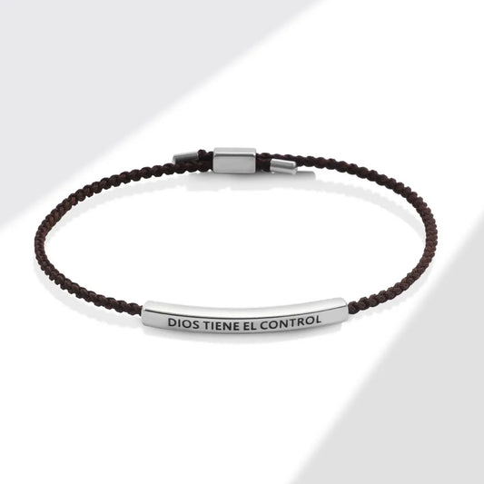 God is in Control Inspiration Bracelet Adjustable Christian Bracelet Woven Bracelet For Both Genders Suitable for Both Men And Women