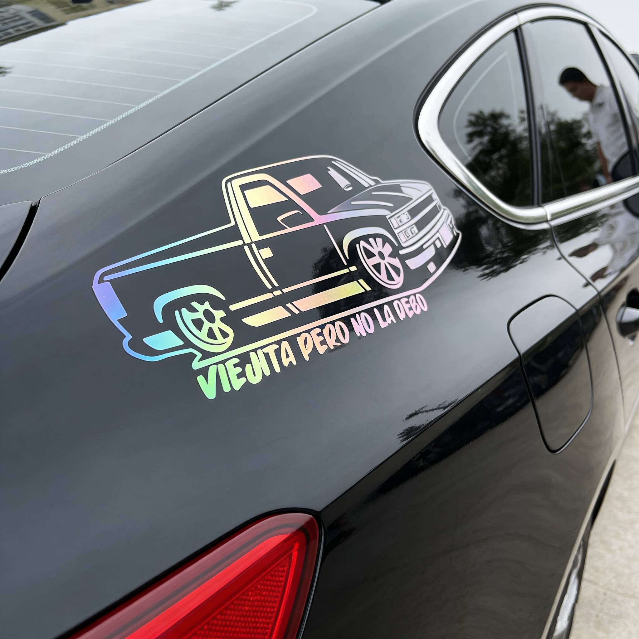 Viejita Pero No La Debo Truck Sticker