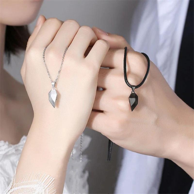 Heart Magnetic Couple Necklace