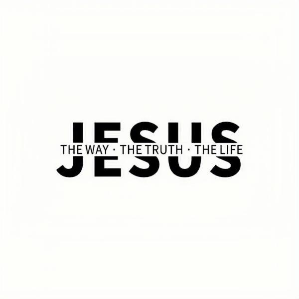 Jesus The Way The Truth The Life' Sticker