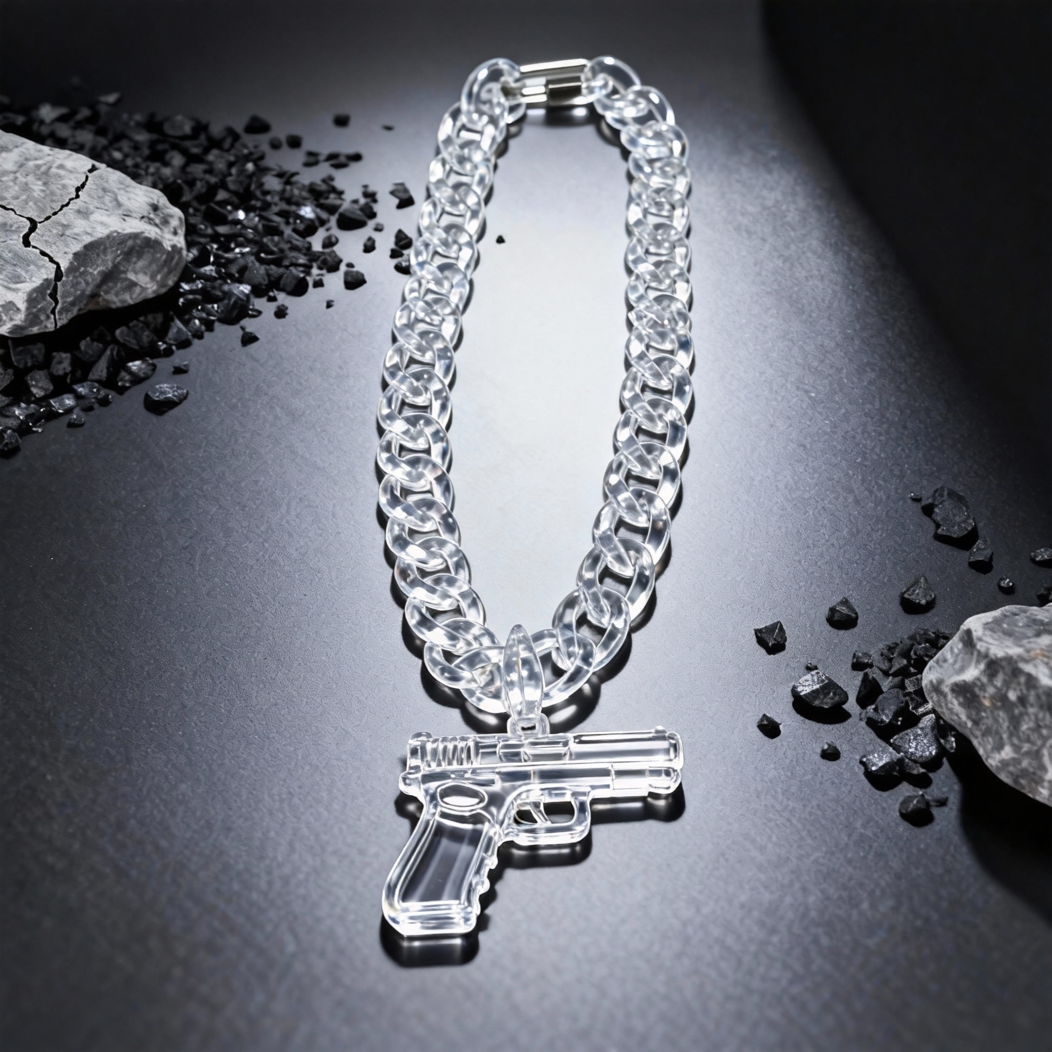 Cool Pendant Chain Necklace for Men, Women, Boys, Girls, Trendy Daily Wear Necklace for Streetwear, Birthday Gifts, Party Accessories