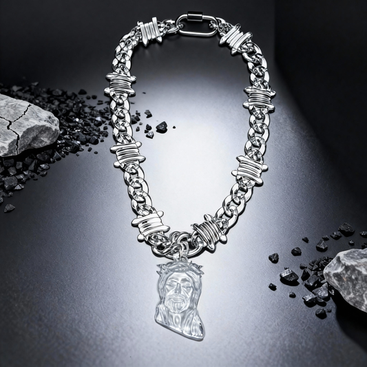 Virgin Mary Pendant Patron Saint Amulet Medal Religion Jewelry Gift，Streetwear Jewelry