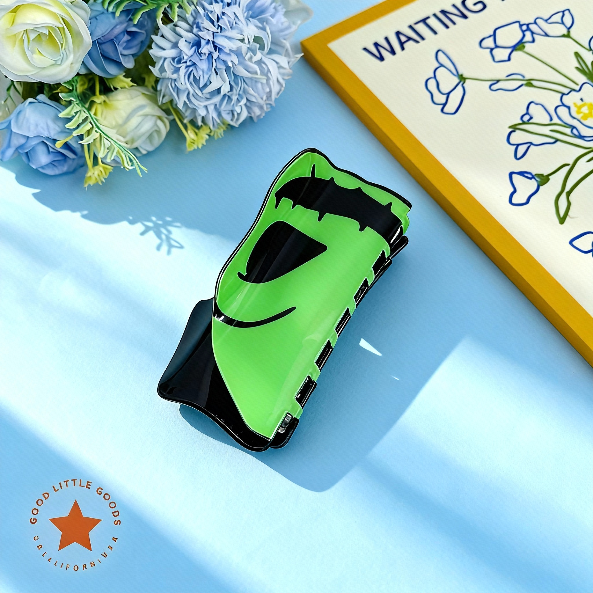 Oogie Boogie Fun Horror Character Double-Sided Plastic Claw Hair Clips