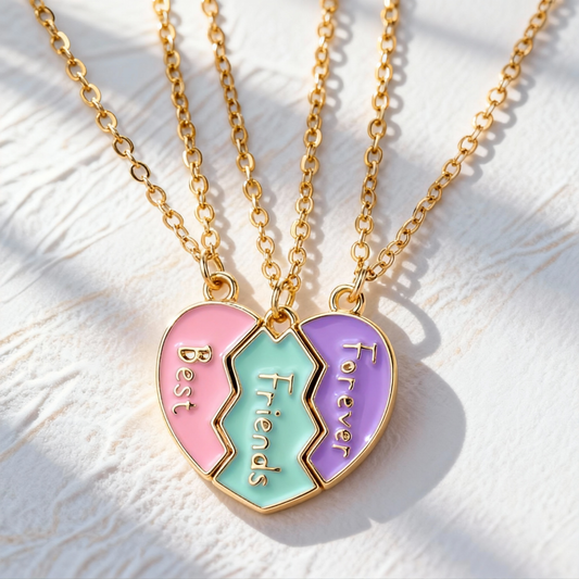 Best Friends Forever Magnetic Necklace for 3