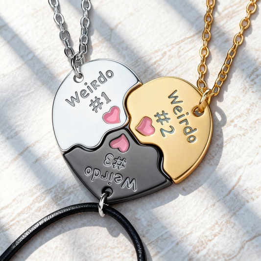 3 Weirdos BFF Necklace