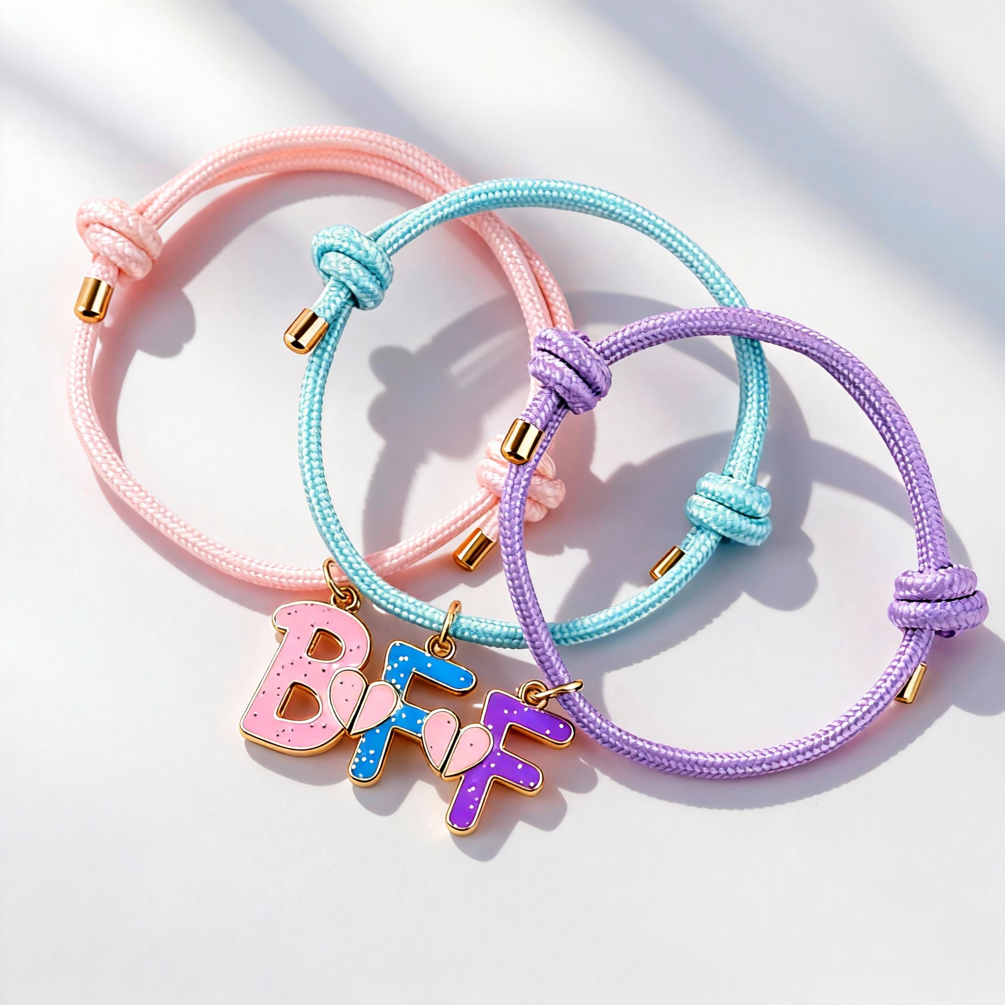 BFF Letter Bracelet for 3