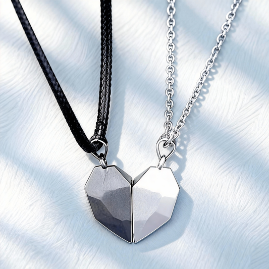 Heart Magnetic Couple Necklace