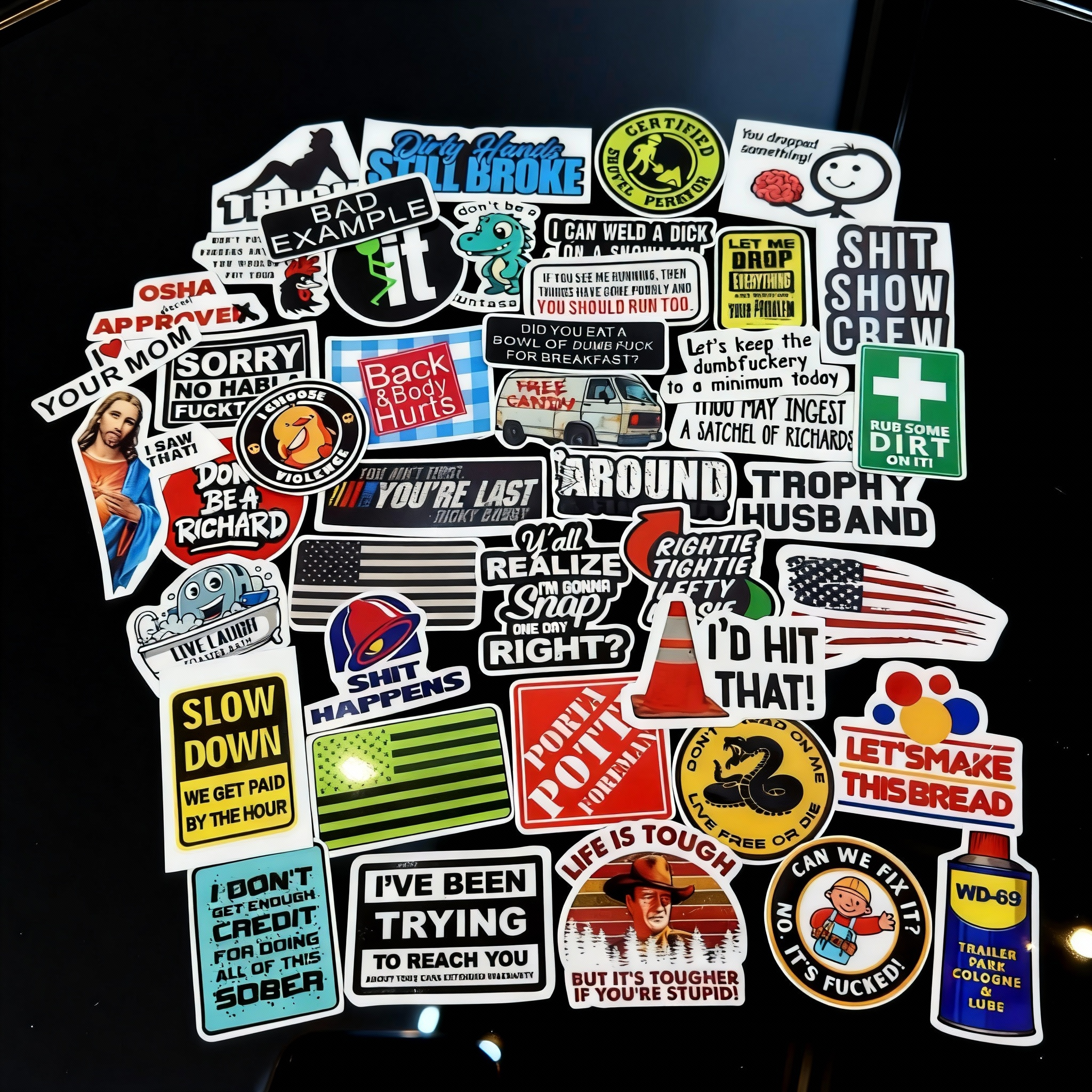 100Pcs Hilarious Stickers Pack