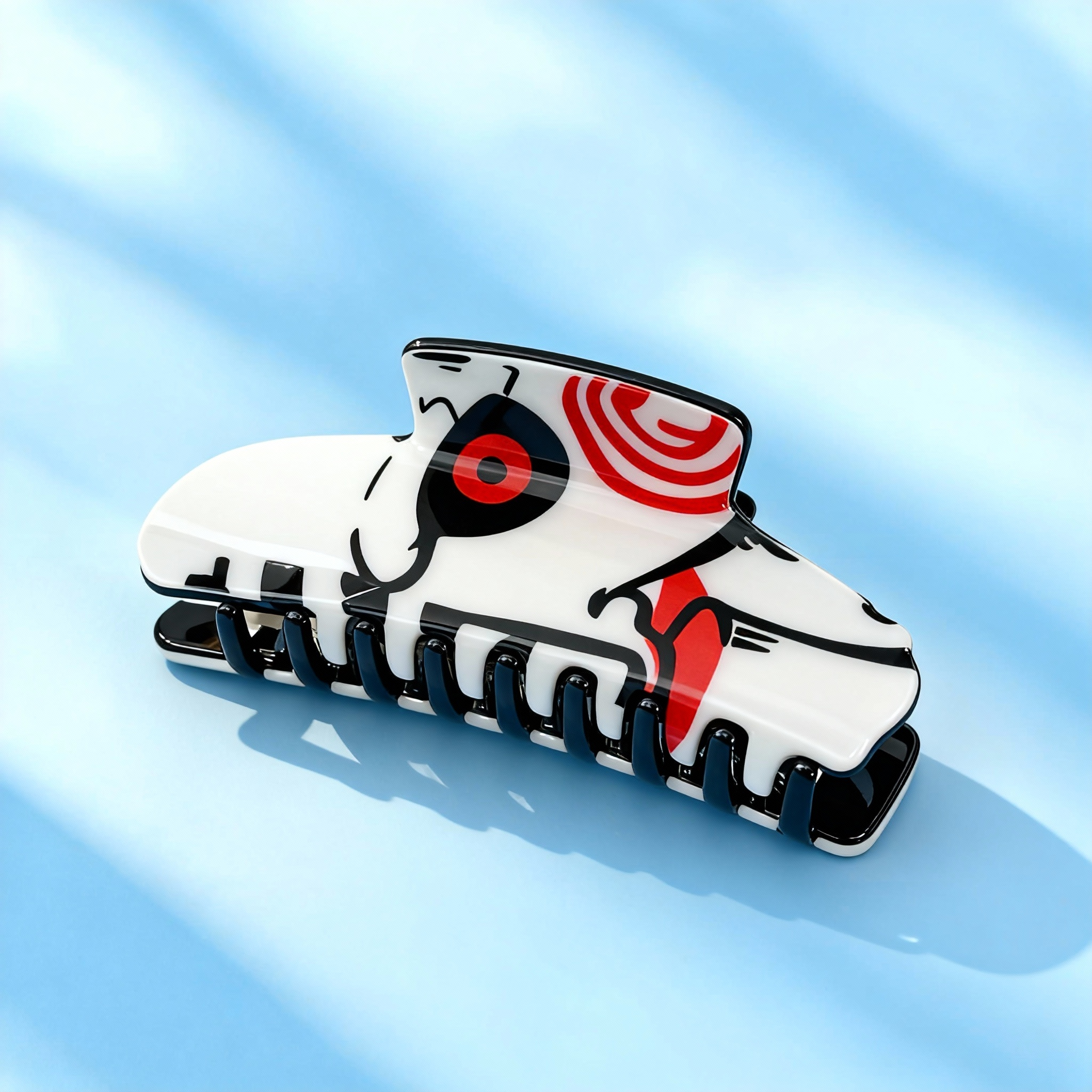 Jigsaw Mask Hair Clip