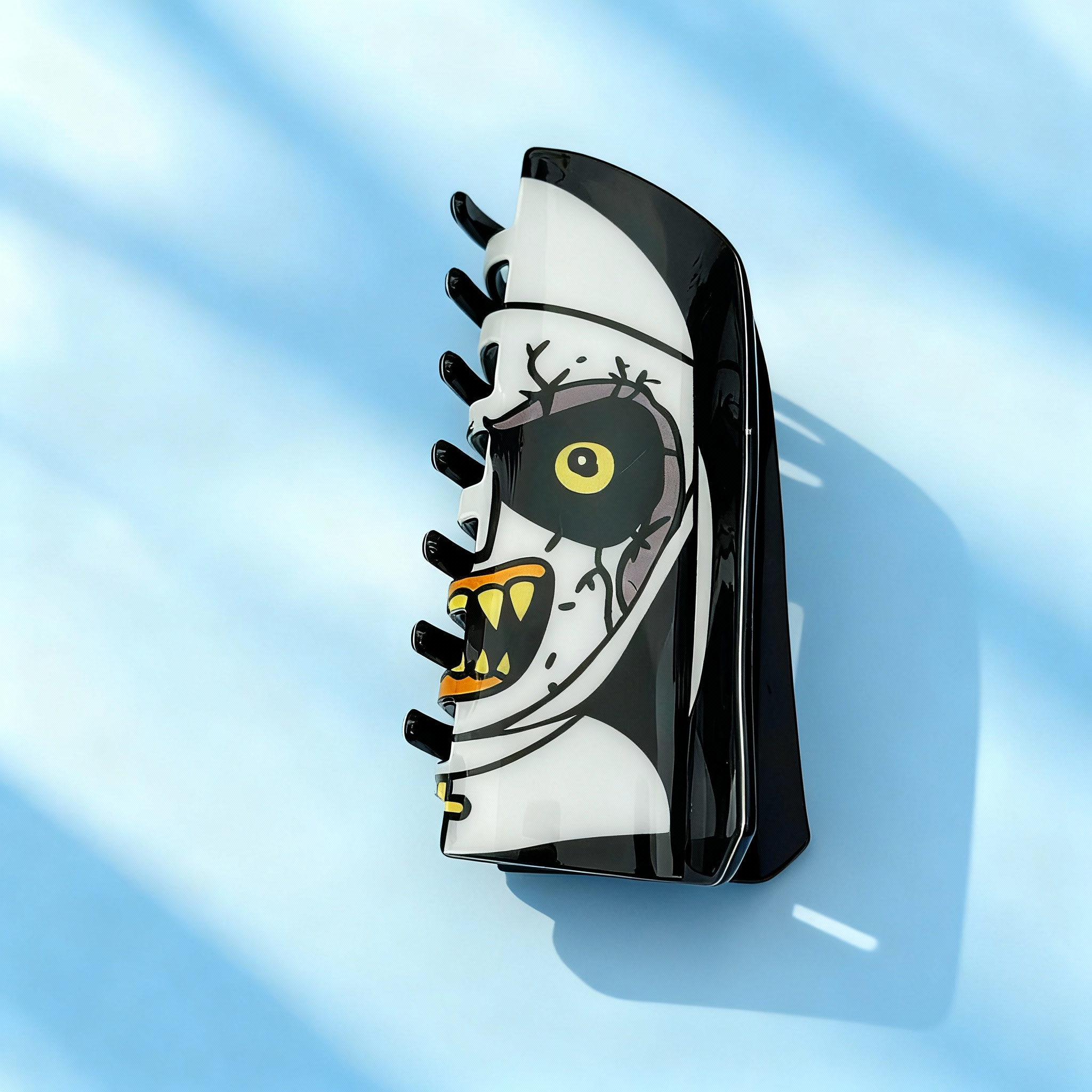 The Nun (Valak) Hair Clip | The Conjuring Universe Gothic Horror Themed Hair Accessory for Edgy Styling