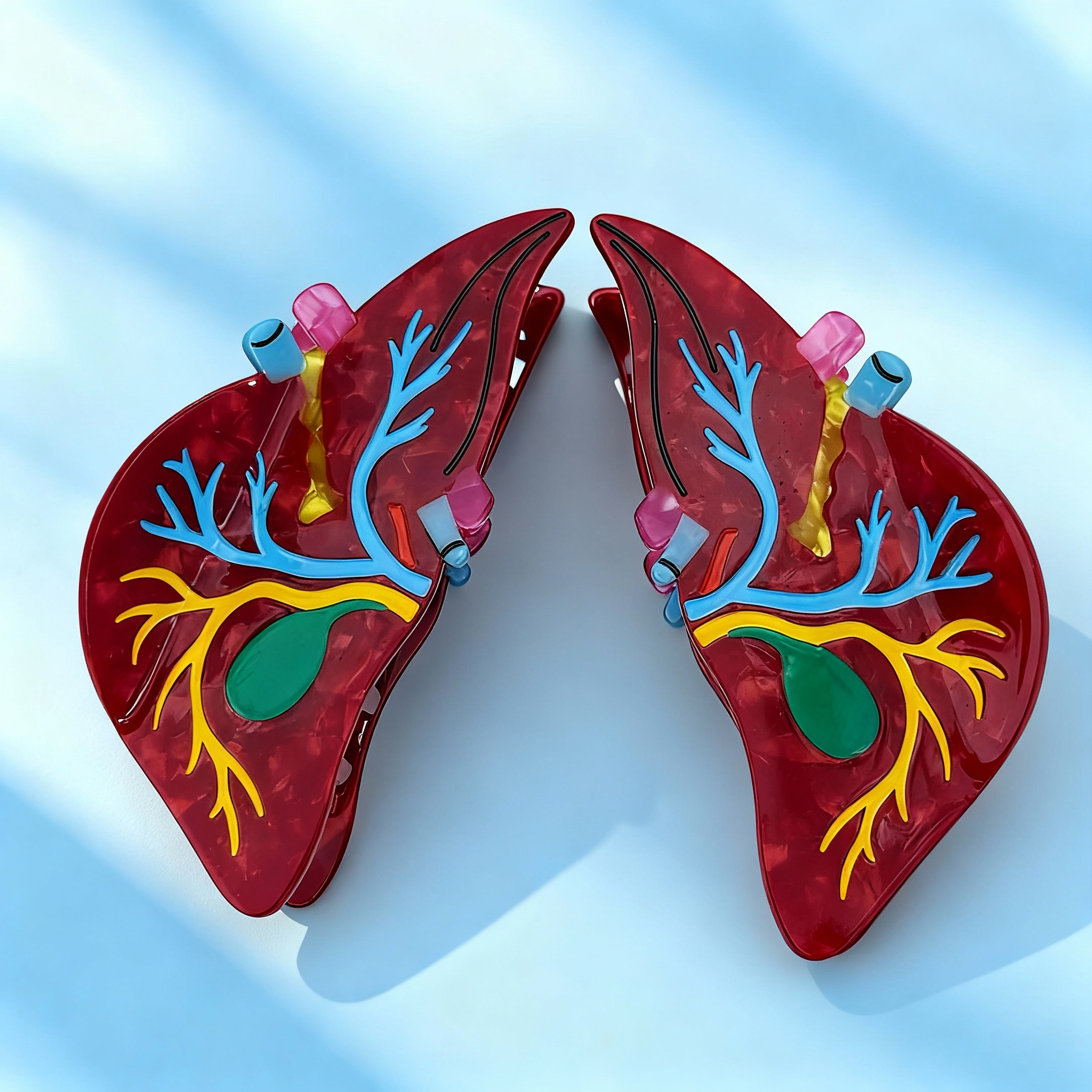 Anatomical Liver Hair Clip