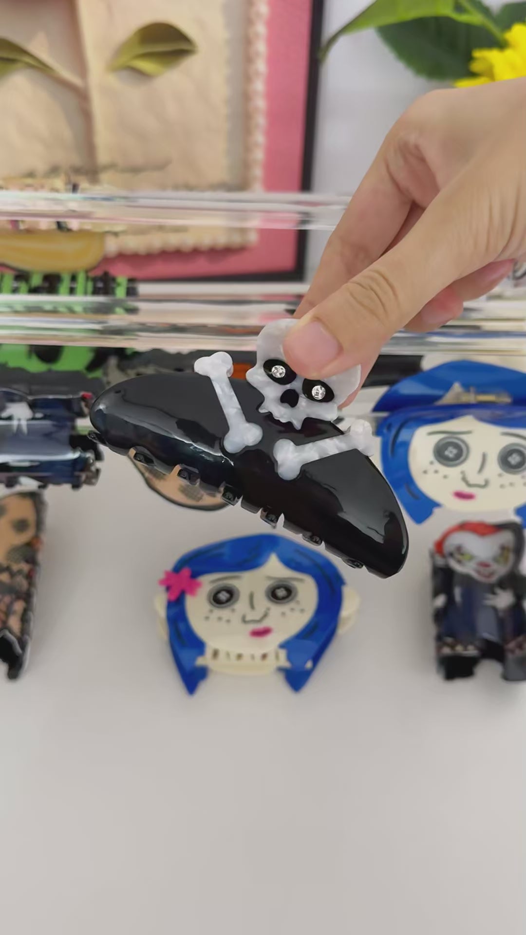 Skull Hair Clip