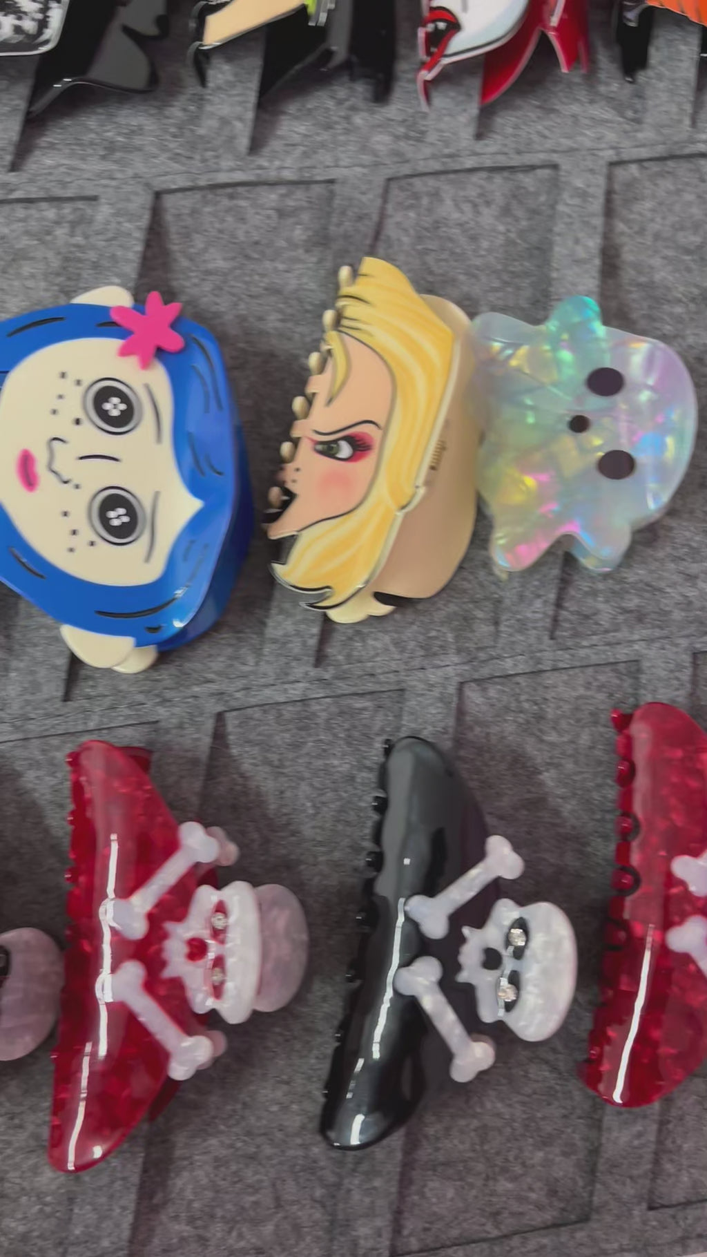 Beetlejuice Hair Clip